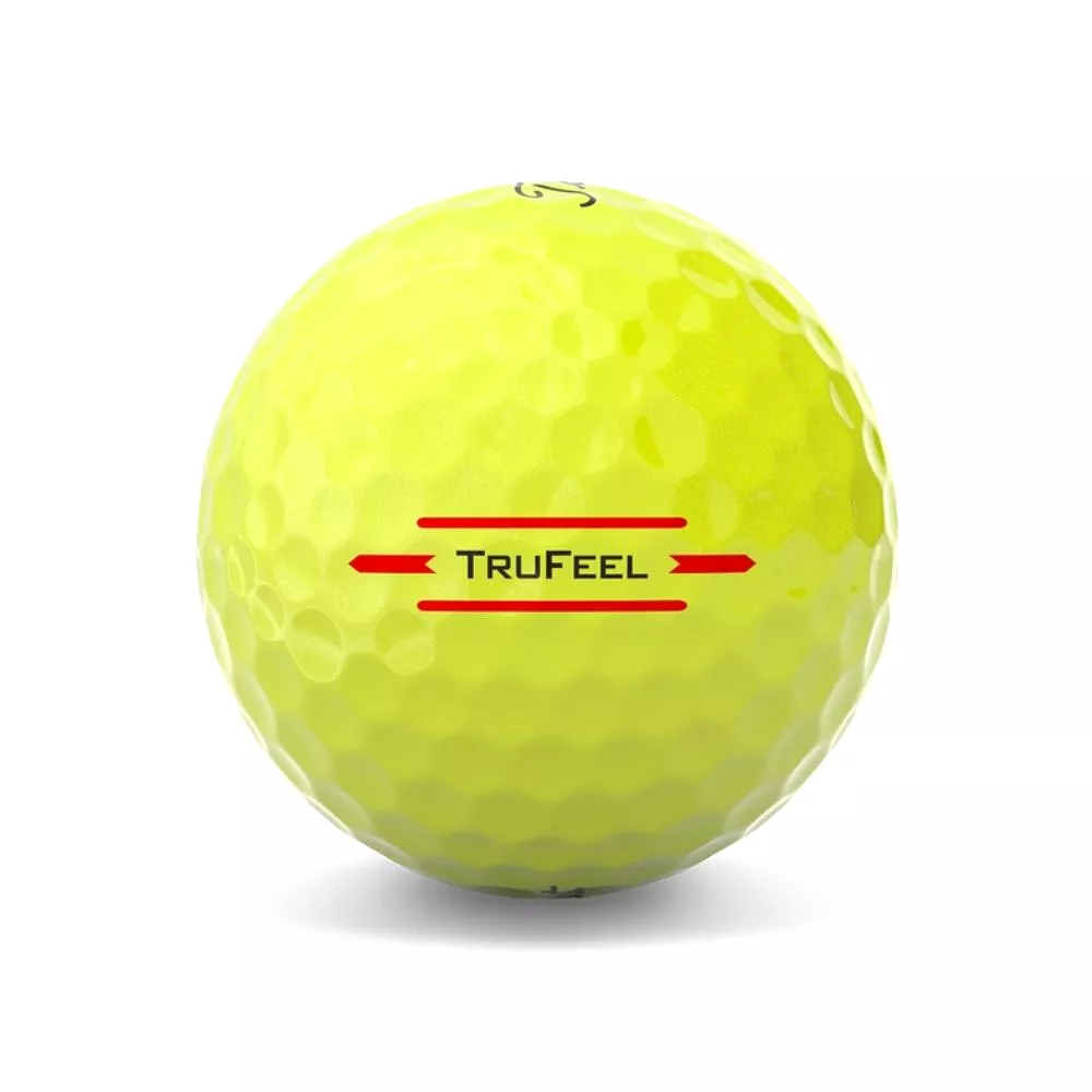 Titleist 2024 TruFeel Golf Balls Yellow (1 Dozen)