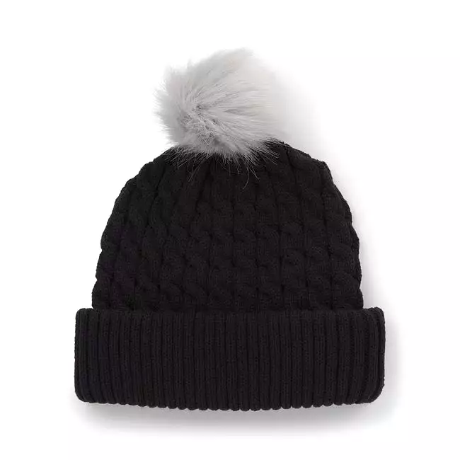 Titleist Cable Knit Pom Pom Beanie