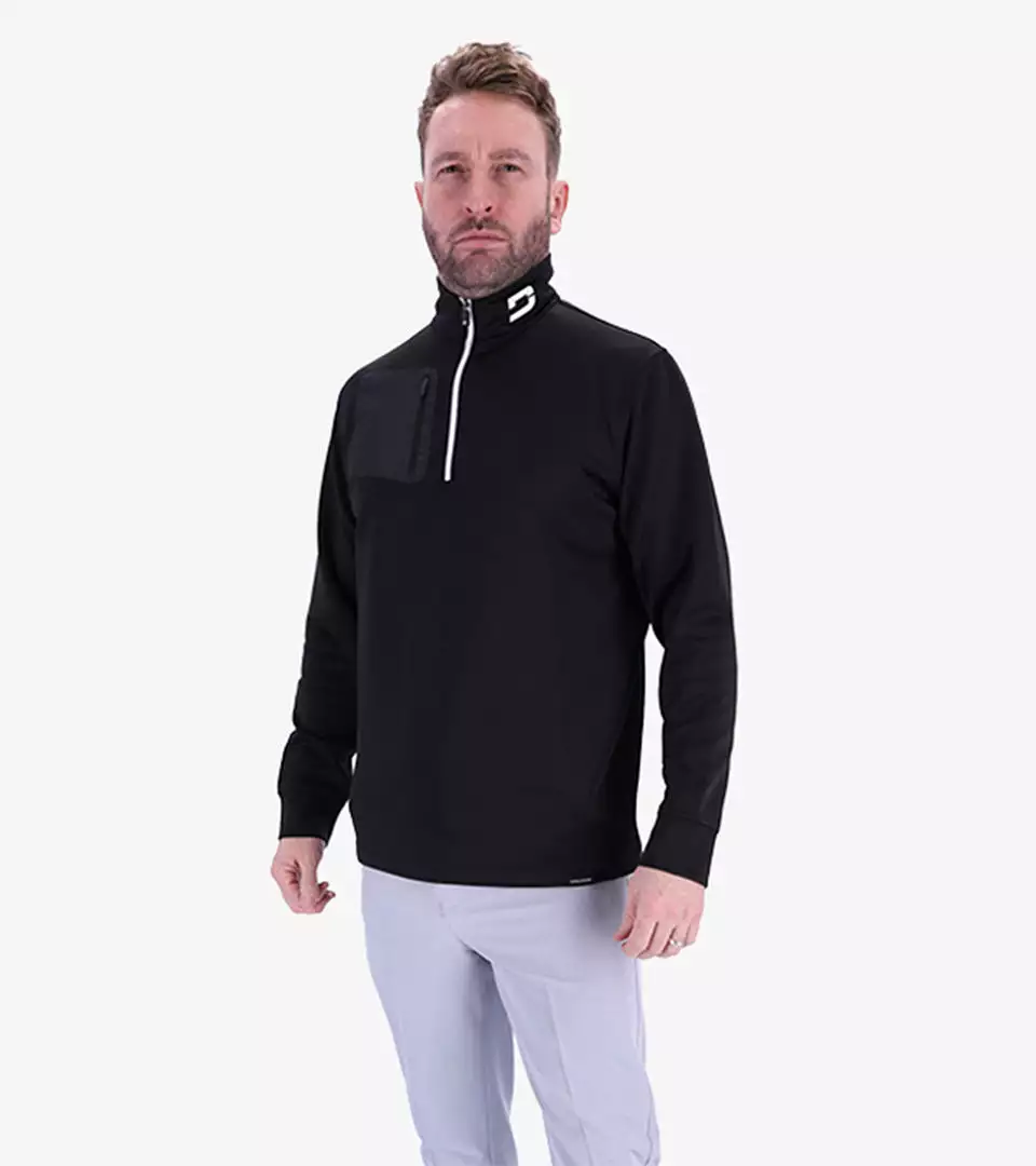 ULTRA BLEND 2.0 1/4 ZIP BLACK