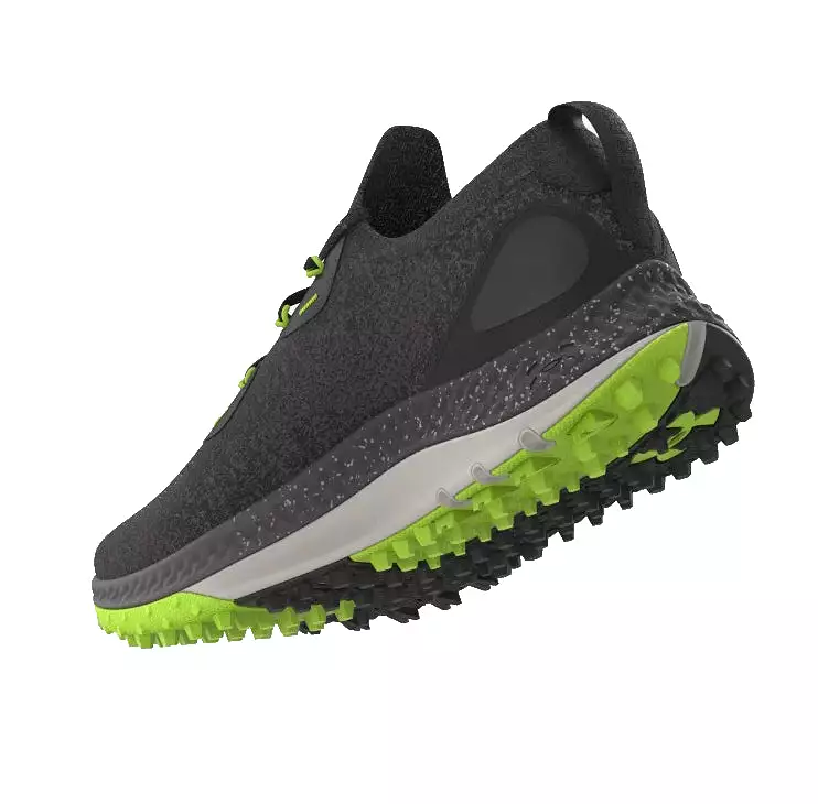 Under Armour Men's UA Charged Curry Spikeless Golf Shoes - Black/Ash/Lime