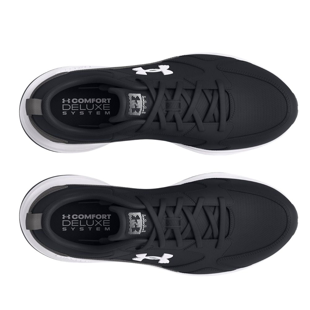 Under Armour Mens UA Charged Edge Training Shoes - Black/Castlerock/White