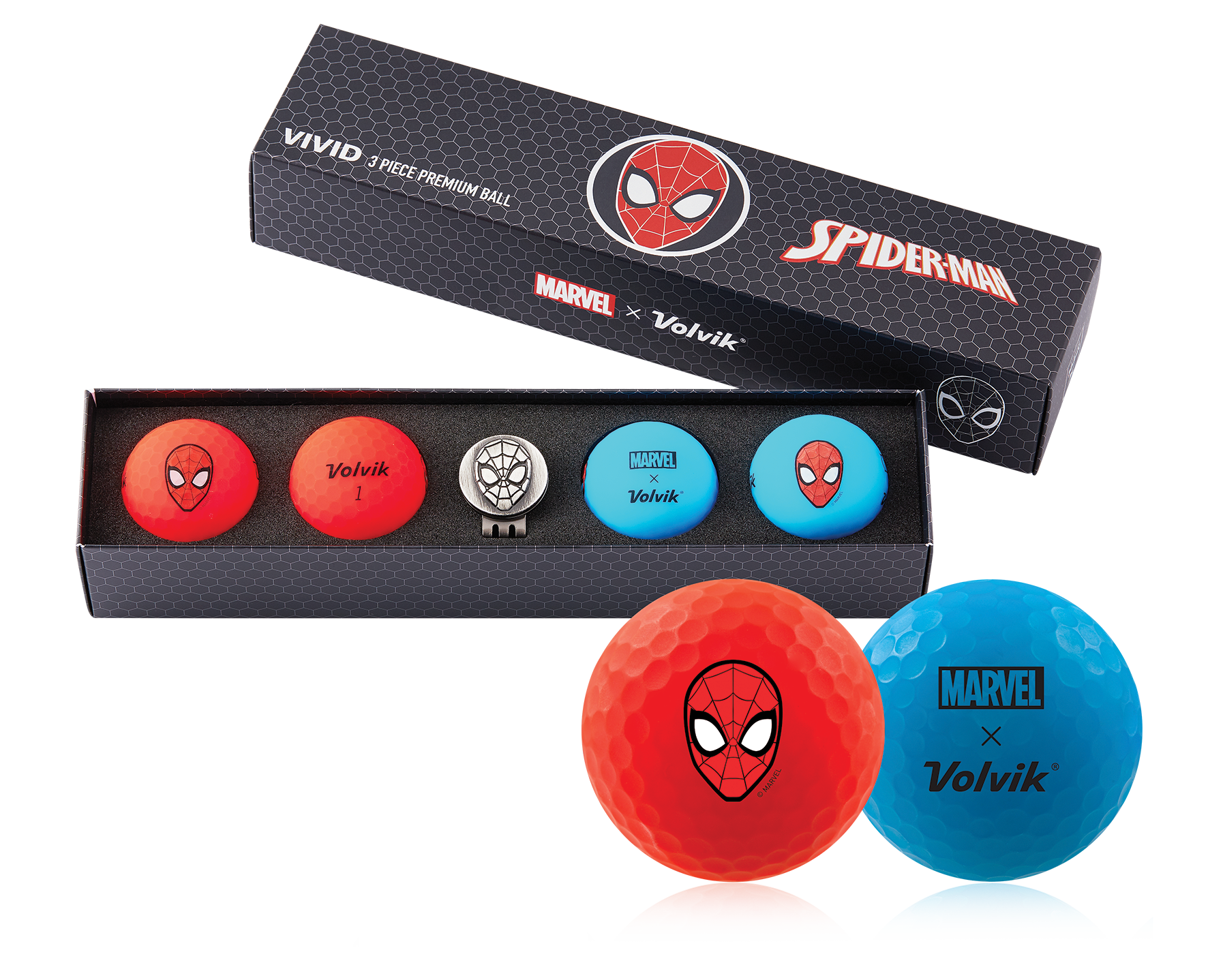 Volvik Marvel Limited Edition Marvel Golf Ball Gift Packs