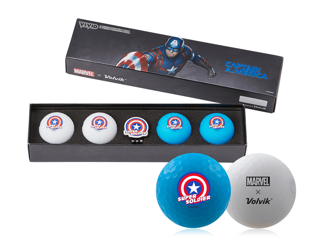 Volvik Marvel Limited Edition Marvel Golf Ball Gift Packs