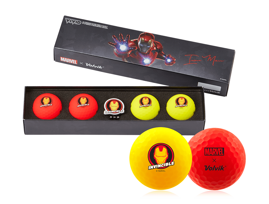 Volvik Marvel Limited Edition Marvel Golf Ball Gift Packs