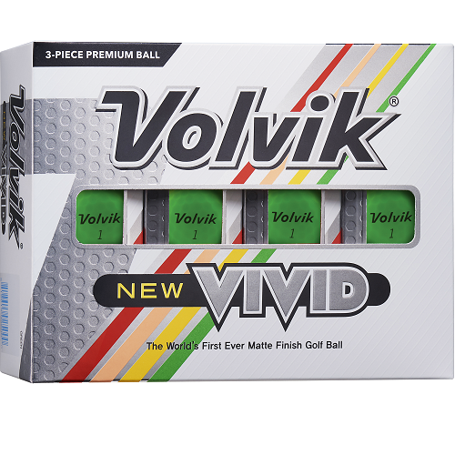 Volvik Vivid Matte Finish Golf Balls - Dozen