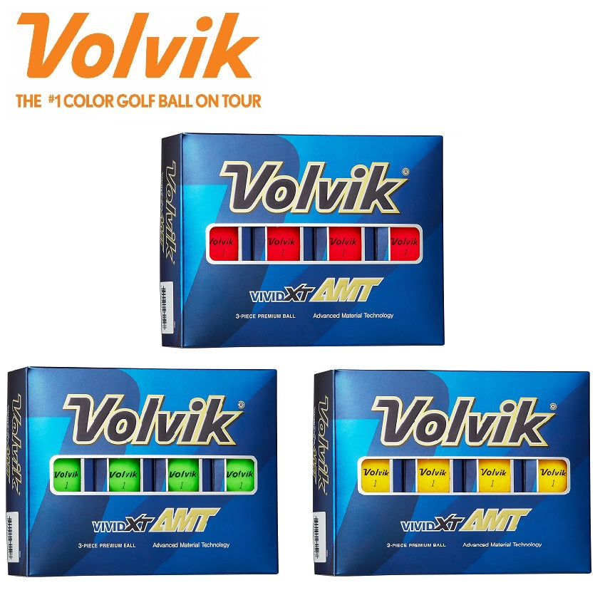 Volvik Vivid XT AMT Matte Finished Golf Balls - CLOSEOUT $10 OFF 2 FOR $40