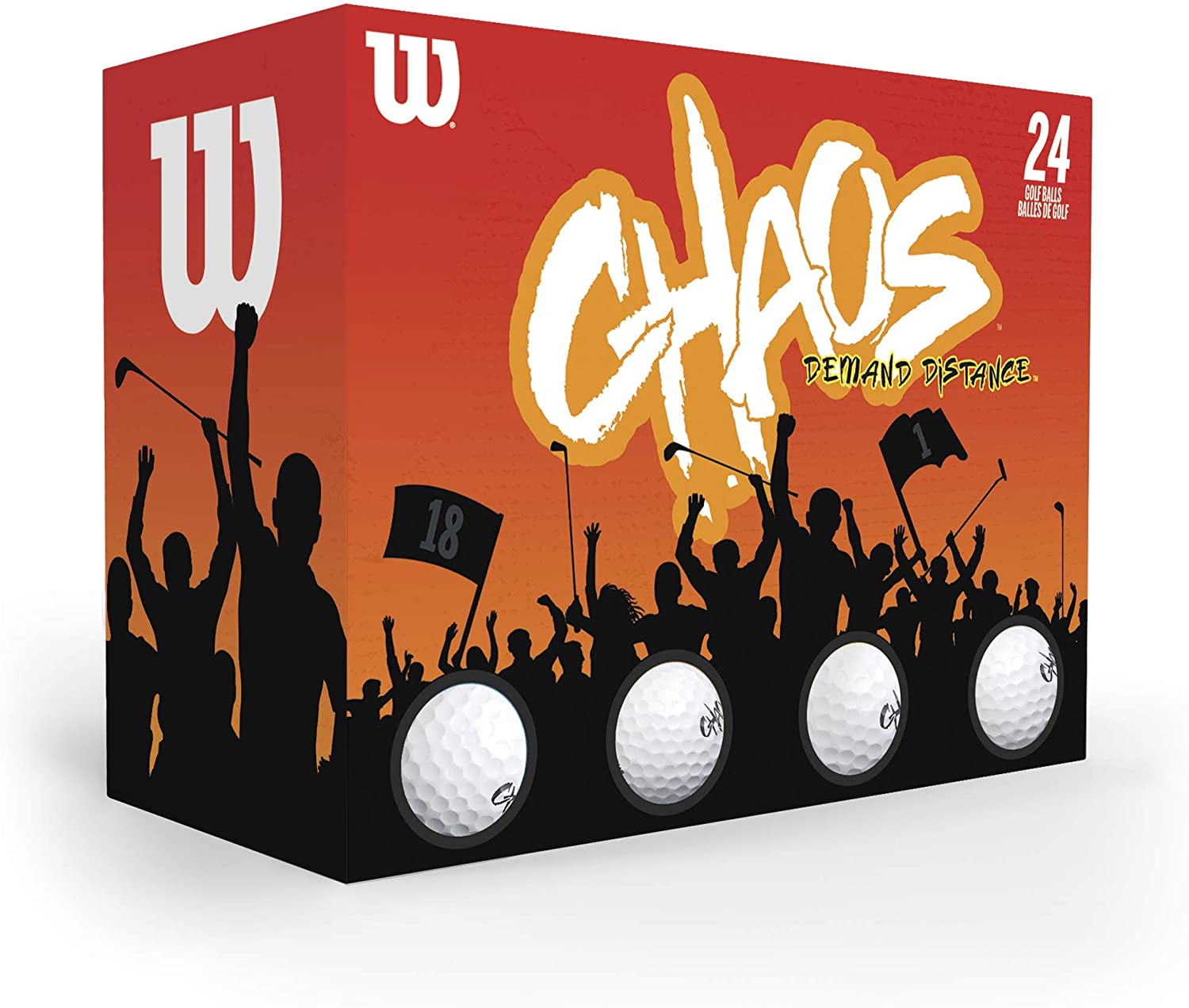 Wilson Golf Chaos Golf Balls 24 Pack