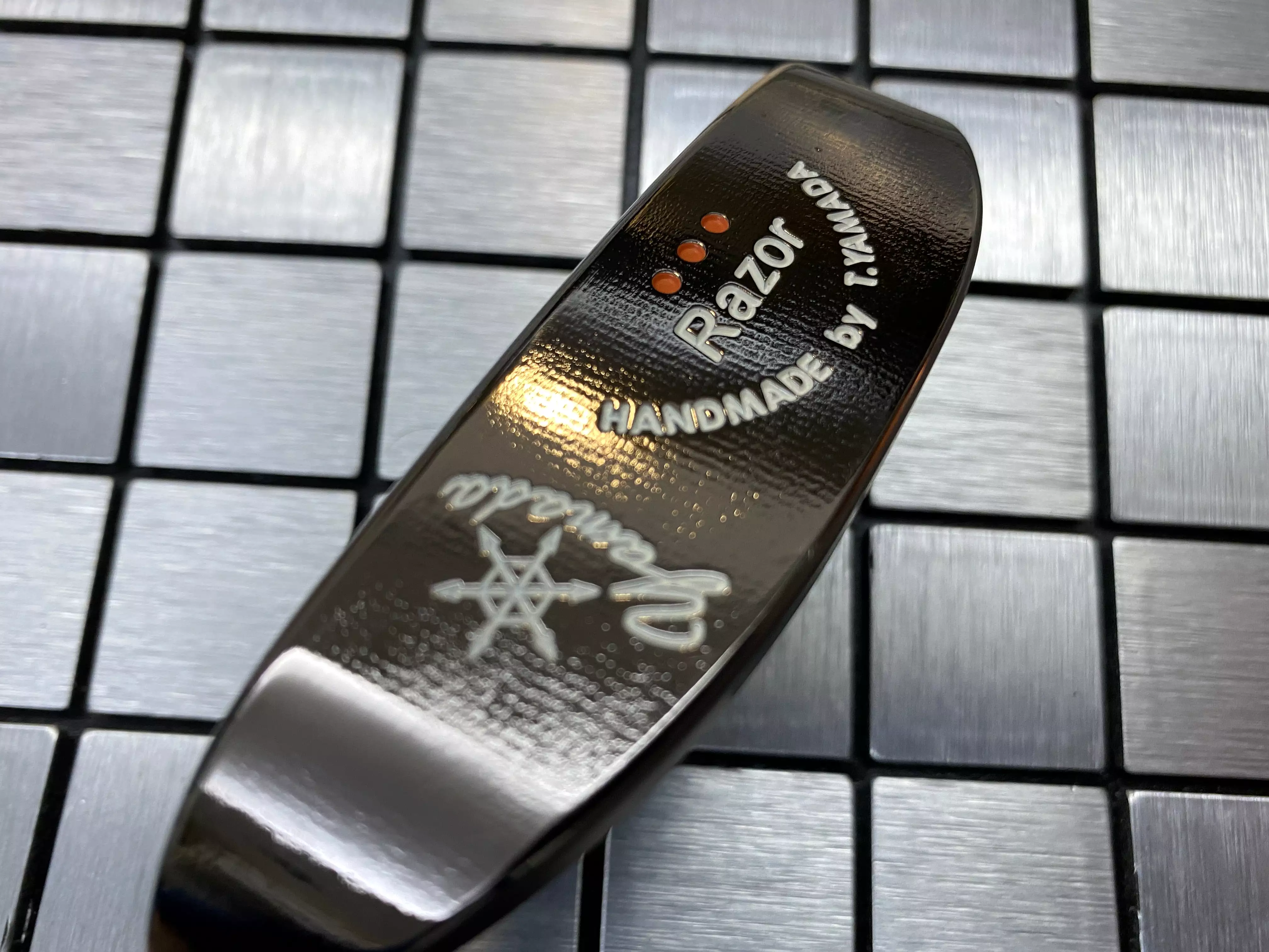 Yamada Golf Lefty Razor Smoked Black Polished Sole