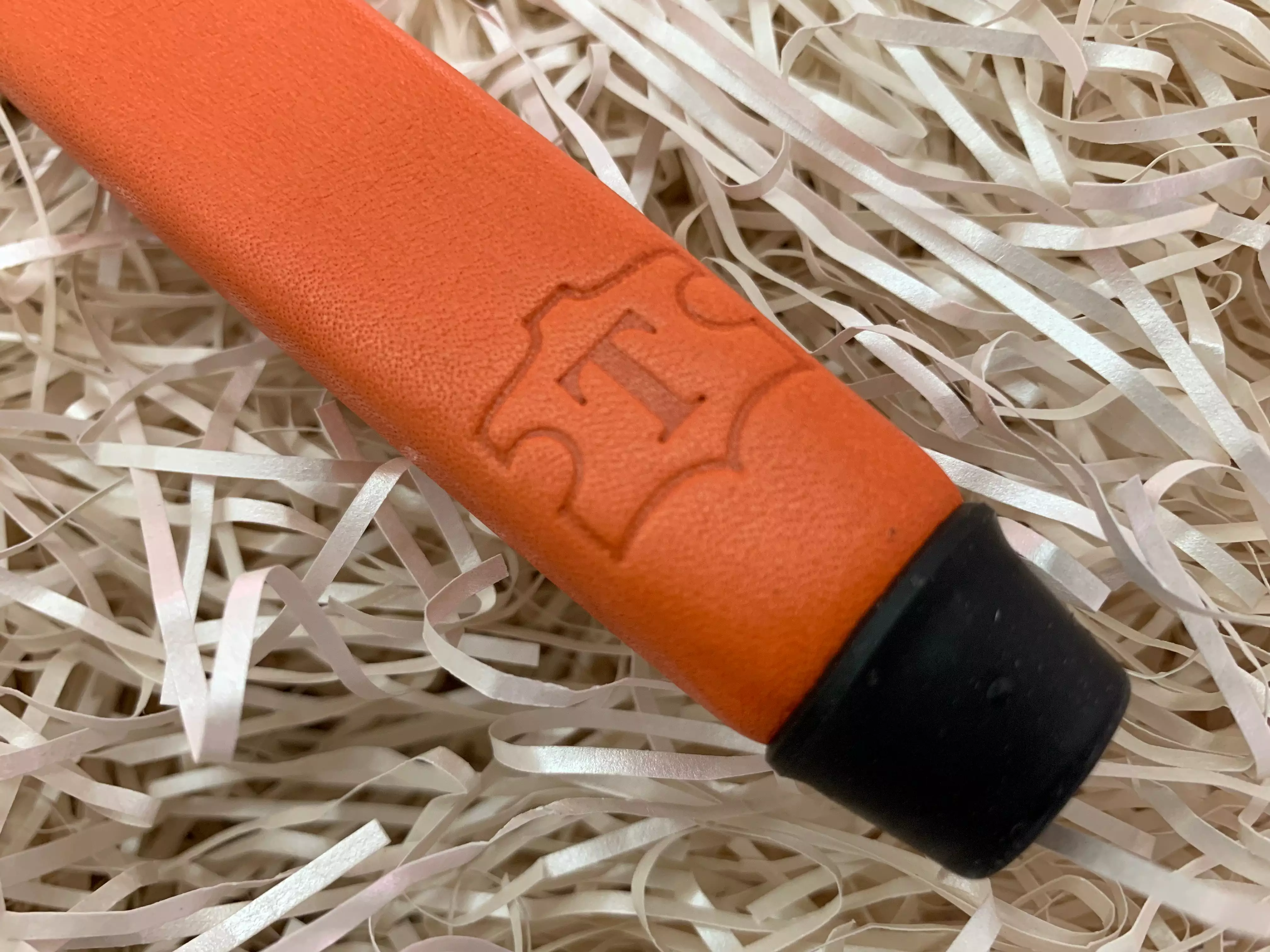 Yamada Putter Grip Leather Jumbo in Orange