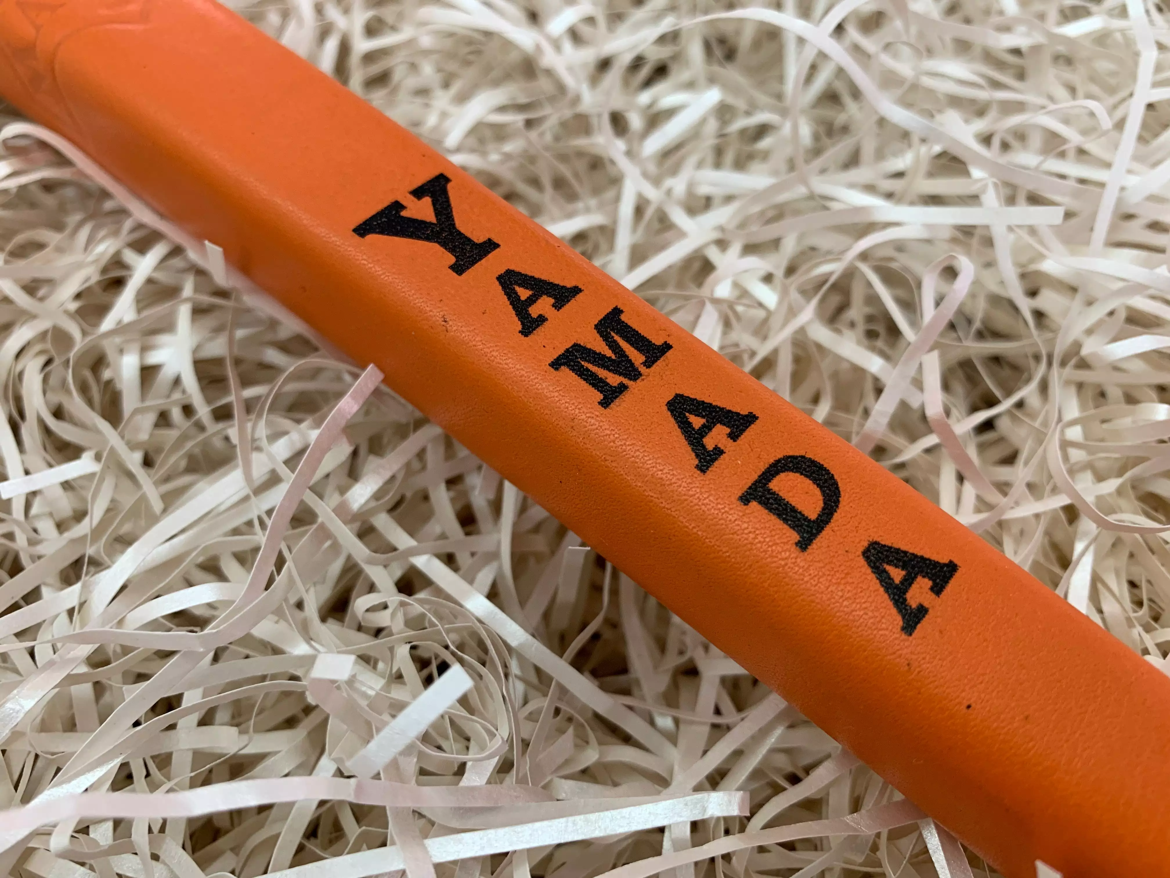 Yamada Putter Grip Leather Standard Size in Orange